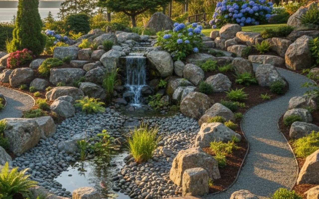 Rock features for Gardening Decoration in Kitsap County