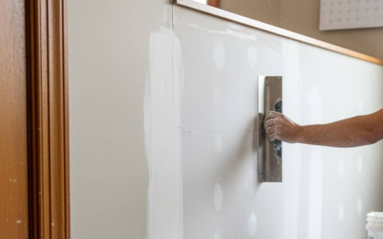 Preparing surfaces for Repairing Minor Wall Cracks in Kitsap homes